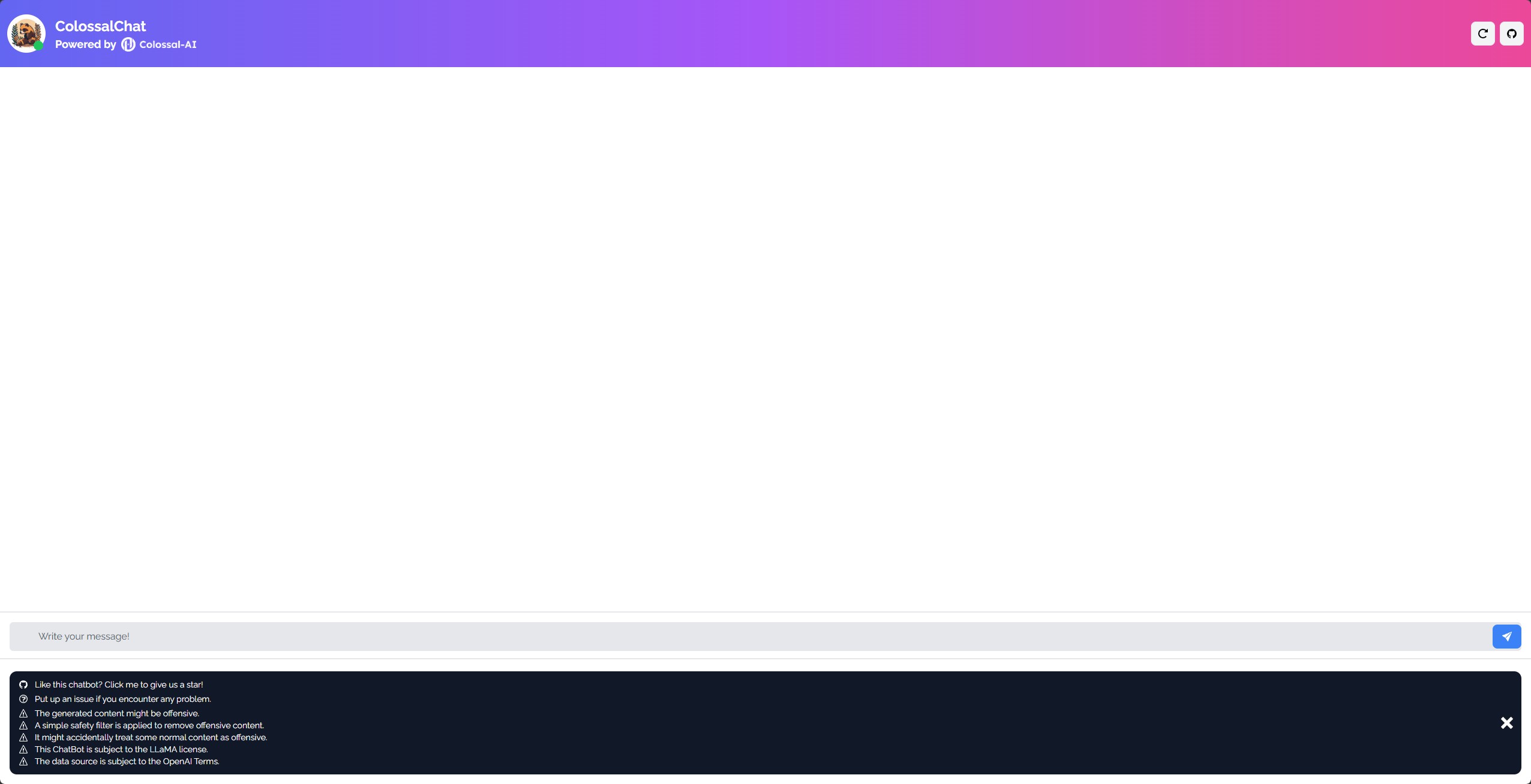 Colossal Chat